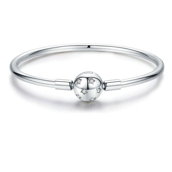 Dames massieve armband A1661 19 cm 6
