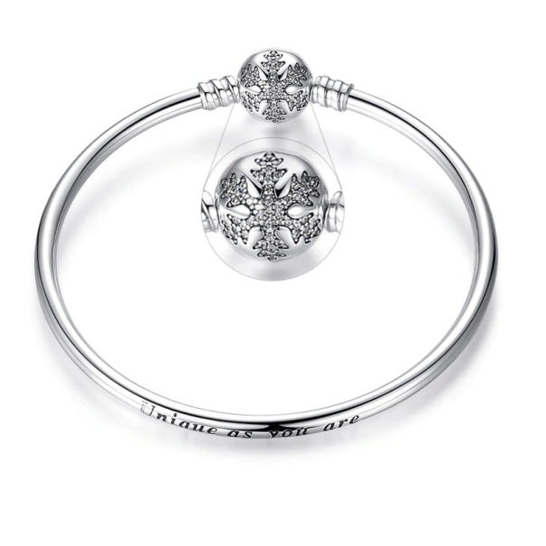 Dames massieve armband A1661 17 cm 4