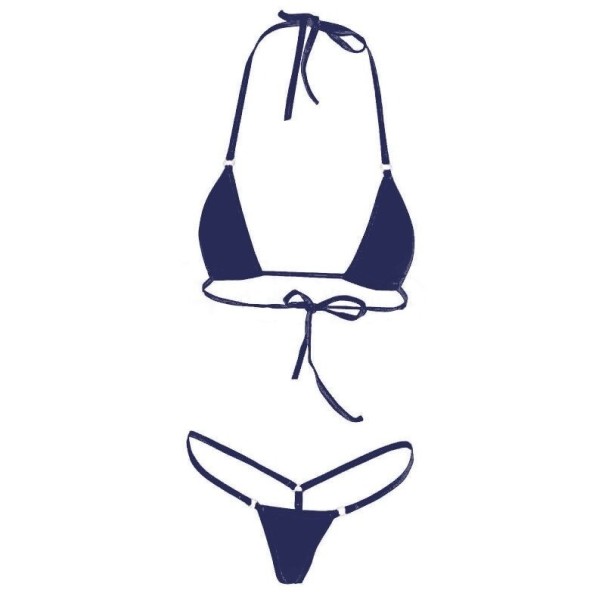 Dames micro bikini P399 donkerblauw
