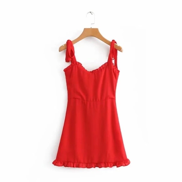 Dames mini jurk Kiarra rood M