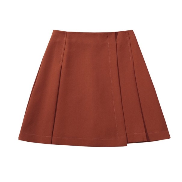 Dames minirok G86 baksteenrood XS