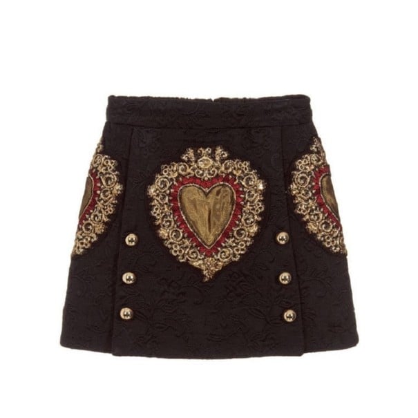 Dames minirok met borduurwerk A1937 S
