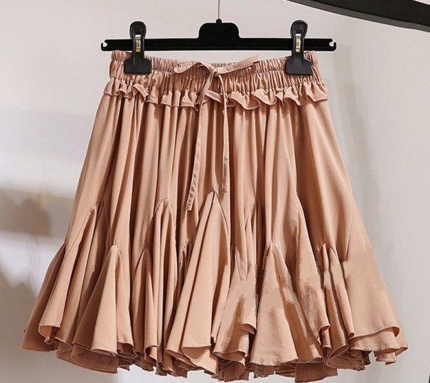 Dames minirok met hoge taille oudroze L