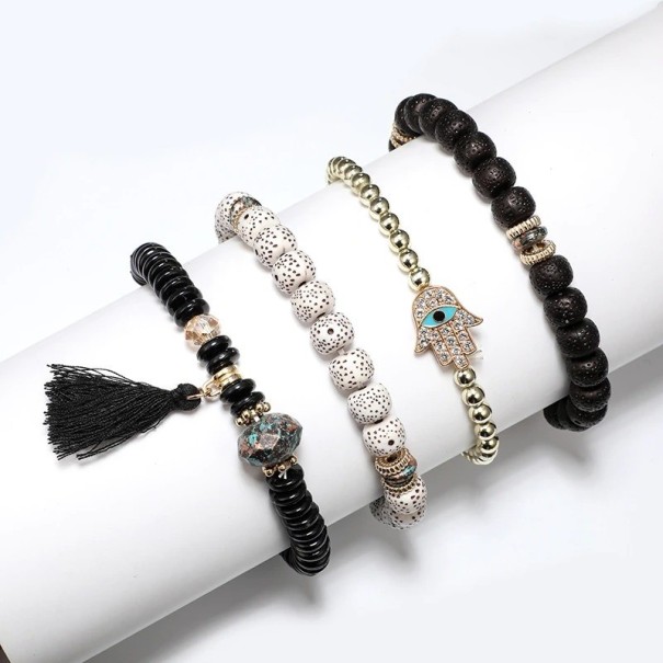 Dames multilayer armband 4 stuks