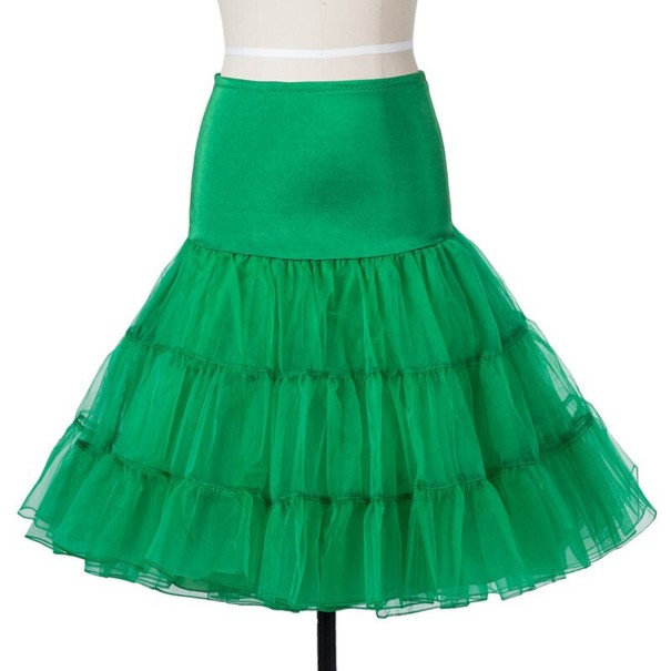 Dames onderrok groen L