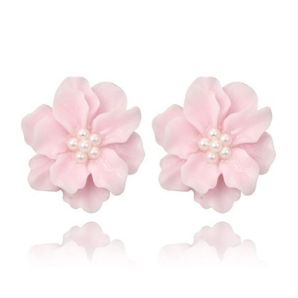 Dames oorbellen bloemen G1372 2