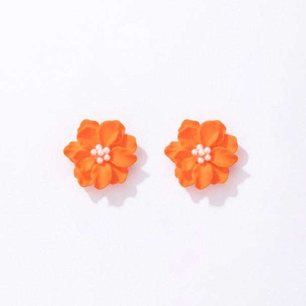 Dames oorbellen bloemen G1372 3