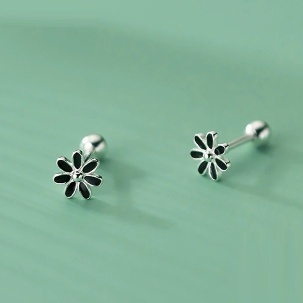 Dames oorbellen bloemen G964