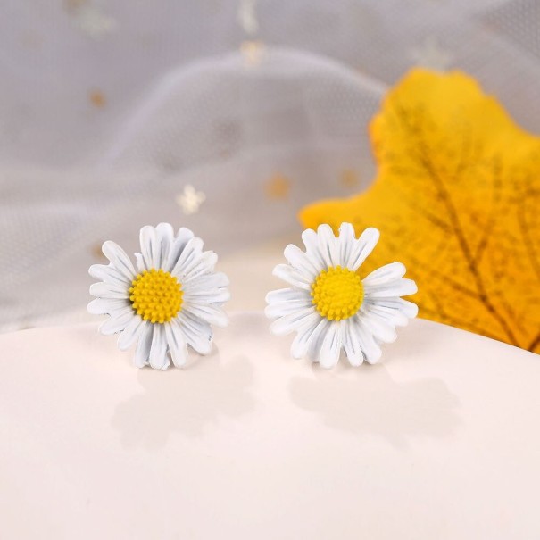 Dames oorbellen bloemen G979 2