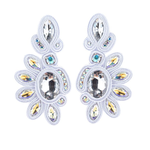 Dames oorbellen G1071 wit