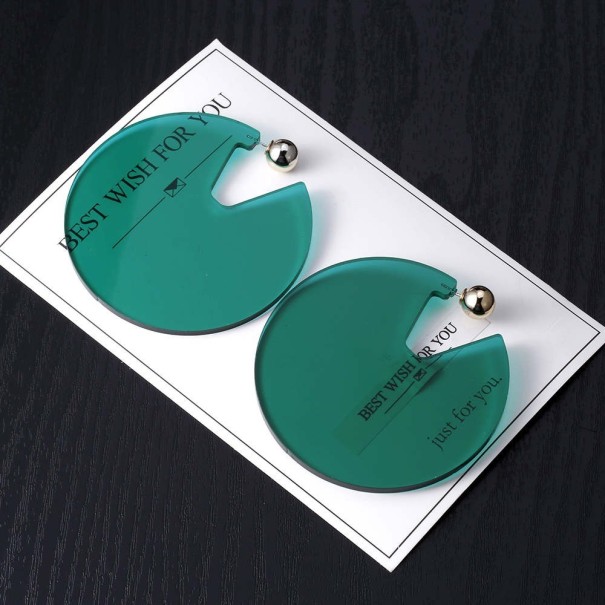 Dames oorbellen G1257 groen