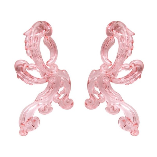 Dames oorbellen G1291 roze