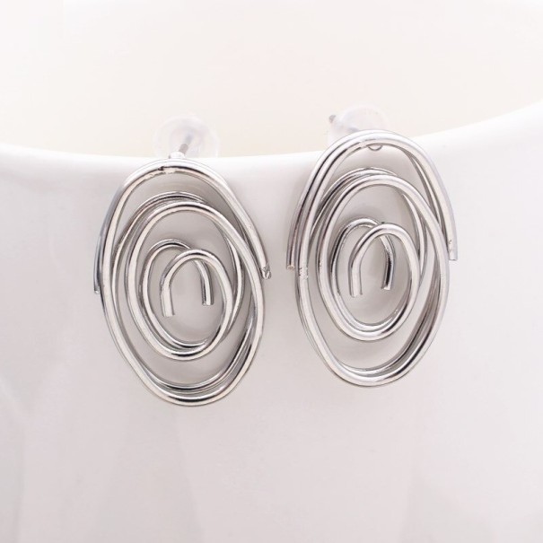 Dames oorbellen G1452 zilver