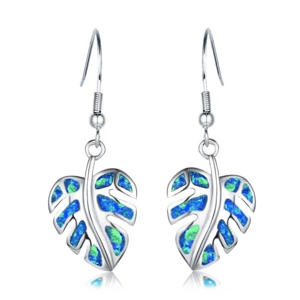 Dames oorbellen G1504 blauw