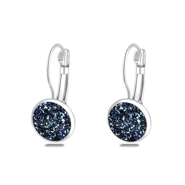 Dames oorbellen G171 donkerblauw