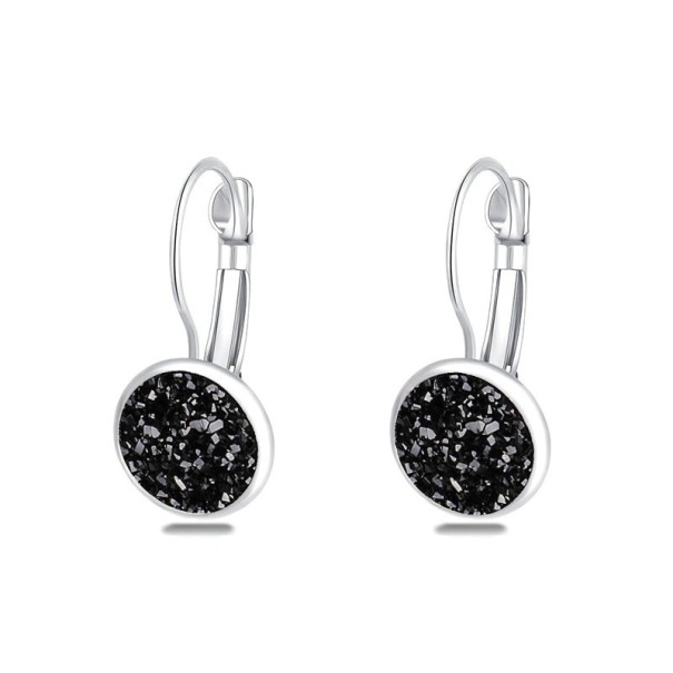 Dames oorbellen G171 zwart