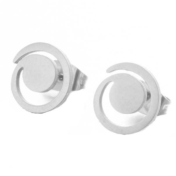 Dames oorbellen G240 zilver 2