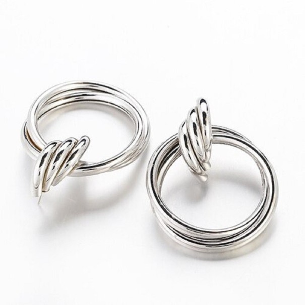 Dames oorbellen G243 zilver