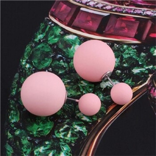 Dames oorbellen G378 roze
