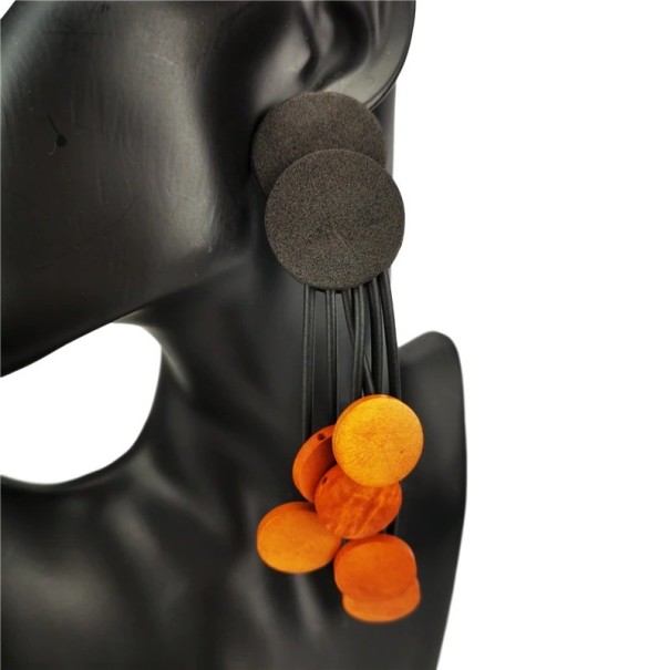 Dames oorbellen G380 oranje