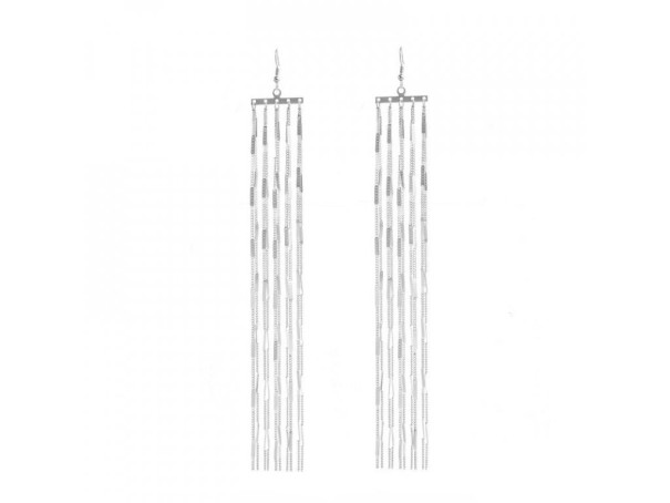 Dames oorbellen G420 zilver