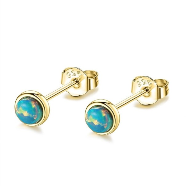 Dames oorbellen G594 turquoise