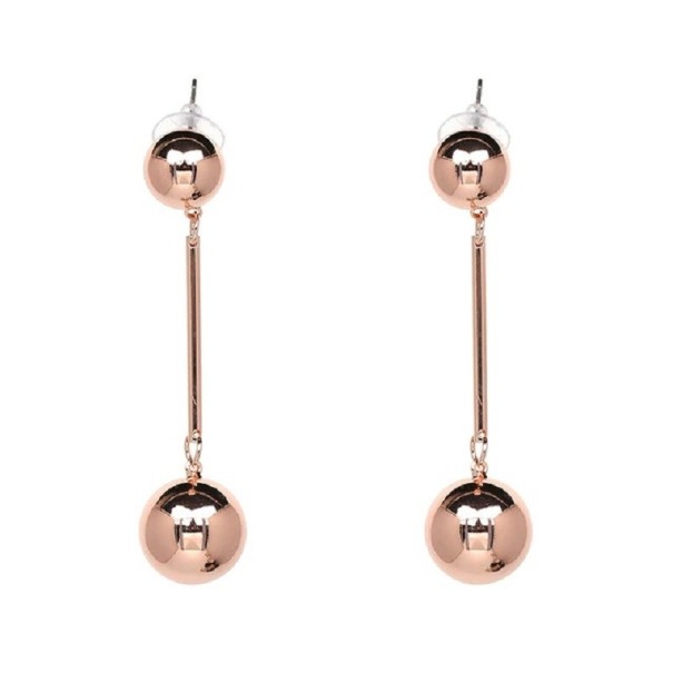 Dames oorbellen G660 oudroze