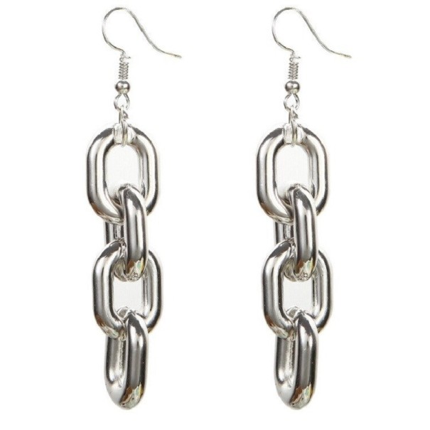 Dames oorbellen G842 zilver