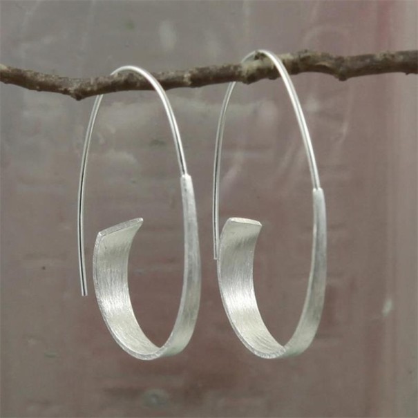 Dames oorbellen G844 zilver