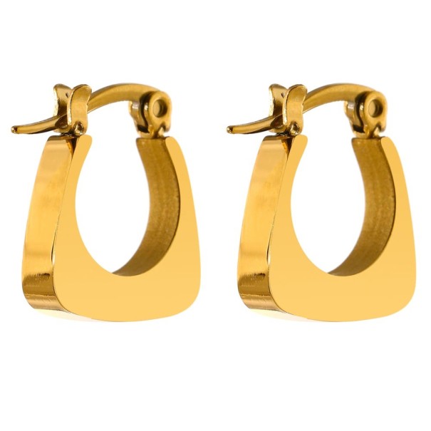 Dames oorbellen G973 goud