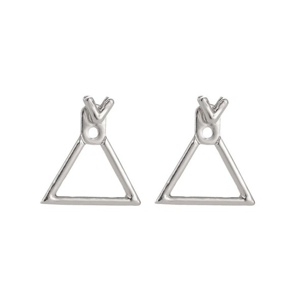 Dames oorbellen H734 zilver 1