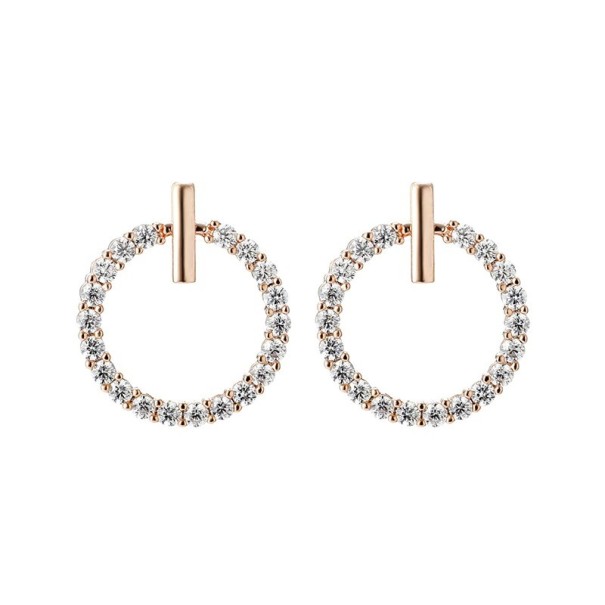 Dames oorbellen H763 goud