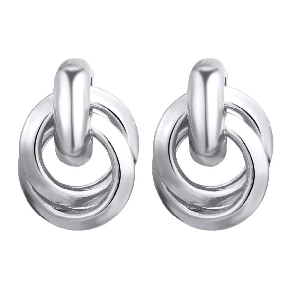 Dames oorbellen H814 zilver