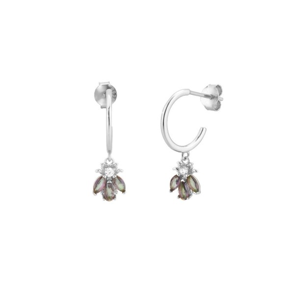 Dames oorbellen H842 zilver 5