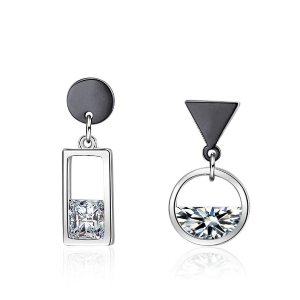 Dames oorbellen met hanger R132 1