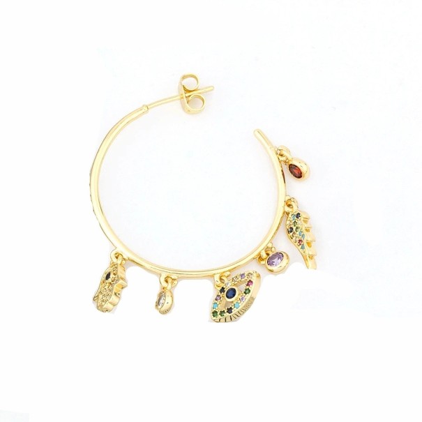 Dames oorbellen met hangers G1065 1