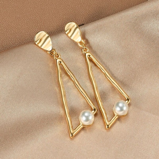 Dames oorbellen met parels G857 10