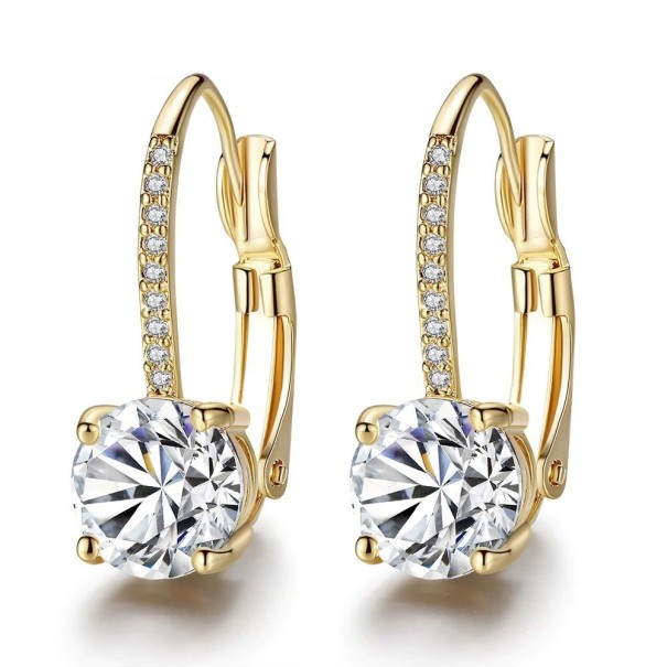 Dames oorbellen met stenen R56 1