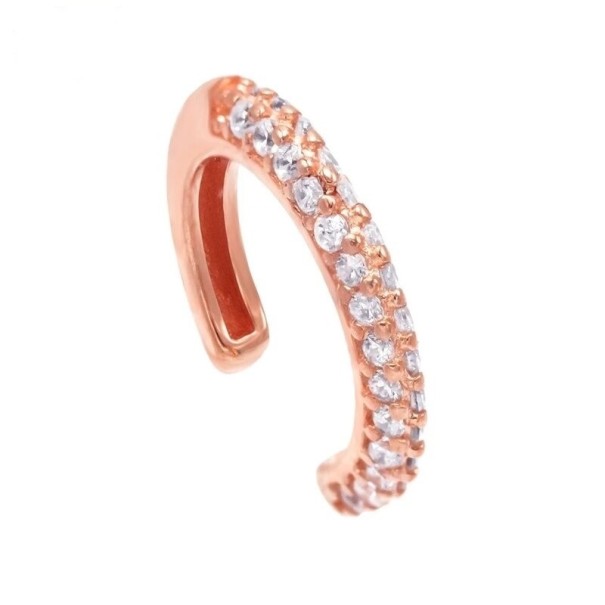 Dames oorbellen met strass steentjes oudroze