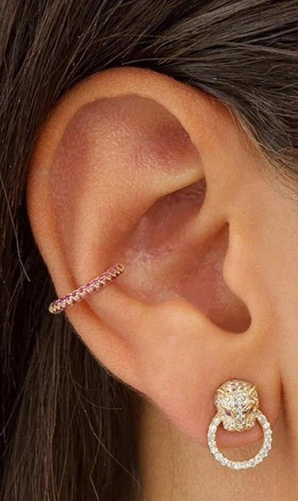 Dames oorbellen met strass steentjes