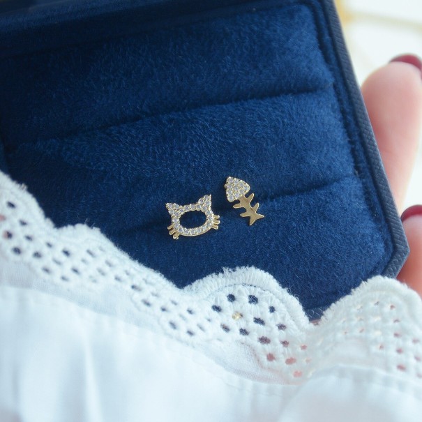 Dames oorbellen met zirkonen G203 2