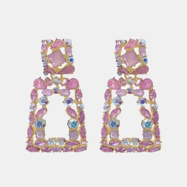 Dames oorbellen met zirkonen G478 13