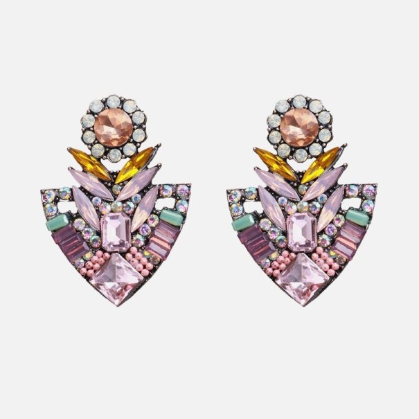 Dames oorbellen met zirkonen G478 8