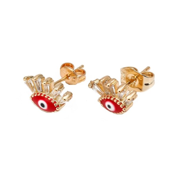 Dames oorbellen met zirkonen G575 2