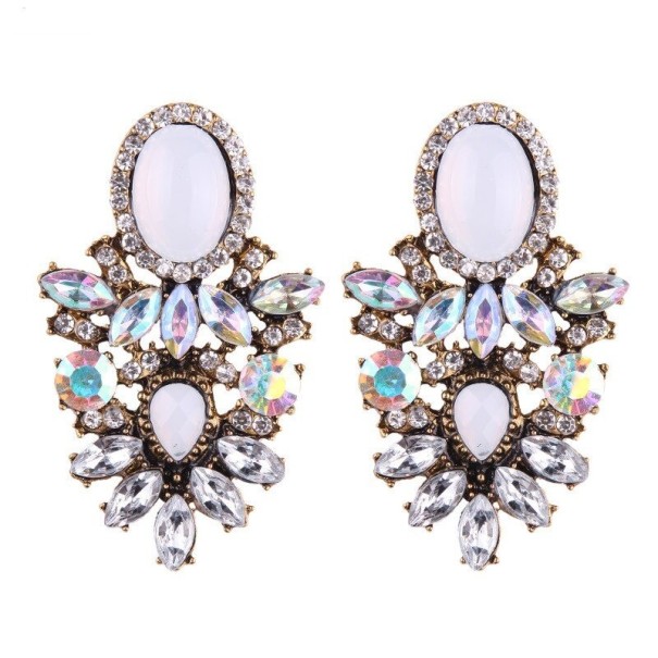 Dames oorbellen met zirkonen G639 51
