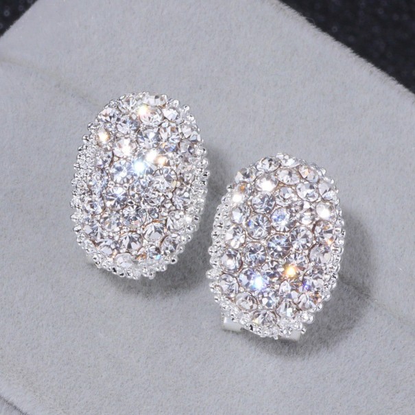 Dames oorbellen met zirkonen J120 1