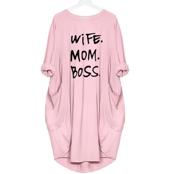 Dames Paola mini-jurk roze XL