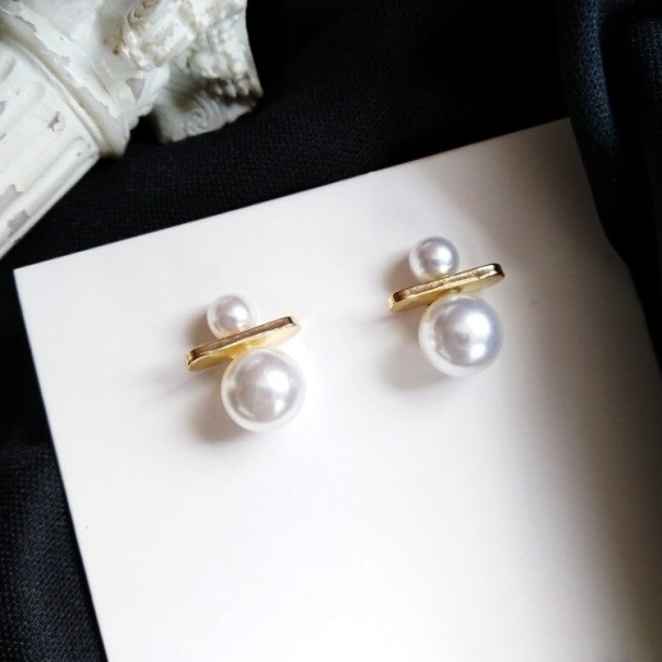 Dames parel oorbellen H733 17