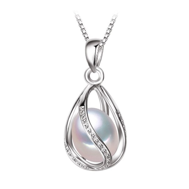 Dames parelketting A1454 wit 1
