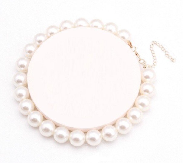 Dames parelketting D37 14 mm
